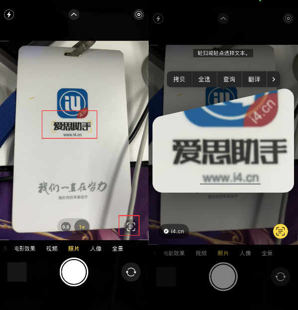 江北苹果手机维修分享升级iOS 16后如何通过相机翻译文本 
